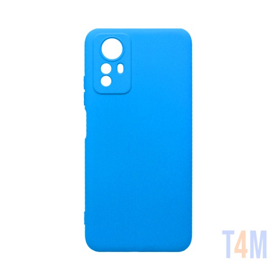 Capa de Silicone com Moldura de Câmera para Xiaomi Redmi Note 12S Azul